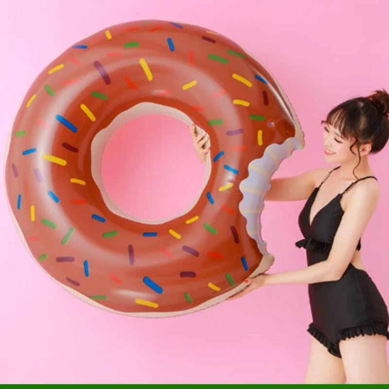Kit Boia Inflavel 70Cm Rosquinha Marrom e Rosquinha Rosa