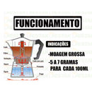 Cafeteira Italiana 6 Xícaras Aluminio Hauskraft