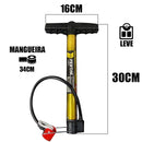 BOMBA DE AR VERTICAL PLASTICA DE MÃO 30CM FERTAK Destak Ferramentas