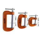 JOGO DE GRAMPOS TIPO C 25-50-75MM SPARTA Destak Ferramentas