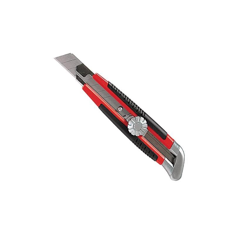 ESTILETE 18MM LAMINA RETRATIL PONTA METAL MTX Destak Ferramentas
