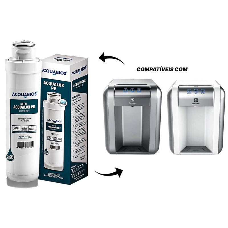 REFIL PARA PURIFICADOR COMPATIVEL C/ PE (ELETROLUX) ACQUABIOS Destak Ferramentas