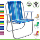 CADEIRA DE PRAIA DE ALUMINIO MOR Destak Ferramentas