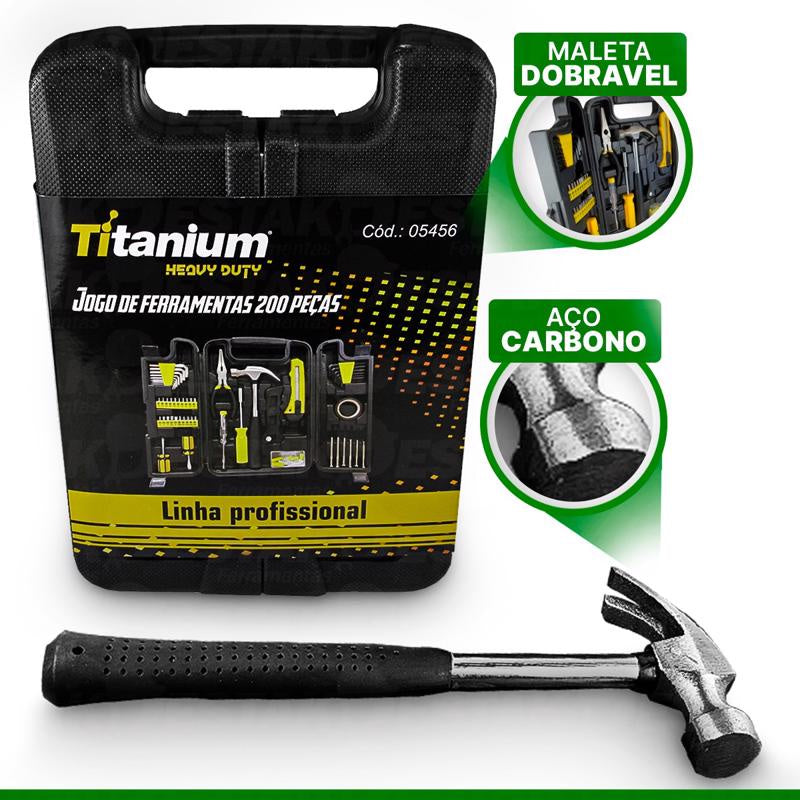 Kit Parafusadeira Elétrica 4.8v Com Kit Ferramenta 200 Peças