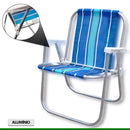 CADEIRA DE PRAIA DE ALUMINIO MOR Destak Ferramentas