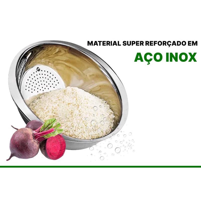 ESCORREDOR DE ARROX INOX Destak Ferramentas