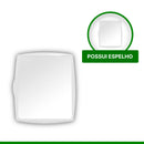 ARMÁRIO PARA BANHEIRO BRANCO COM ESPELHO 47X36X10 METASUL