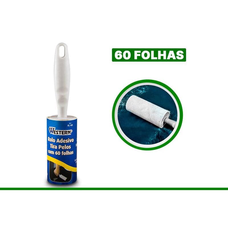 ROLO TIRA PELOS 60 FOLHAS Destak Ferramentas