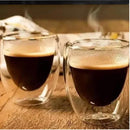 COPO DE VIDRO PARA EXPRESSO PAREDE DUPLA 2 PEÇAS 100ML Destak Ferramentas