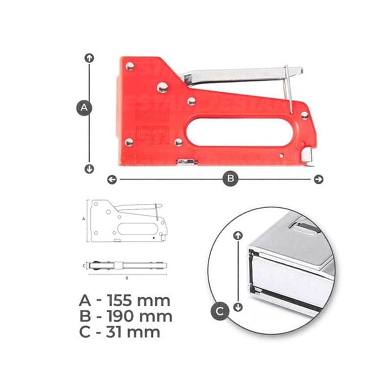 GRAMPEADOR MANUAL P/ GRAMPOS TIPO 53 DE 4 - 8MM MTX Destak Ferramentas