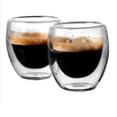 COPO DE VIDRO PARA EXPRESSO PAREDE DUPLA 2 PEÇAS 100ML Destak Ferramentas