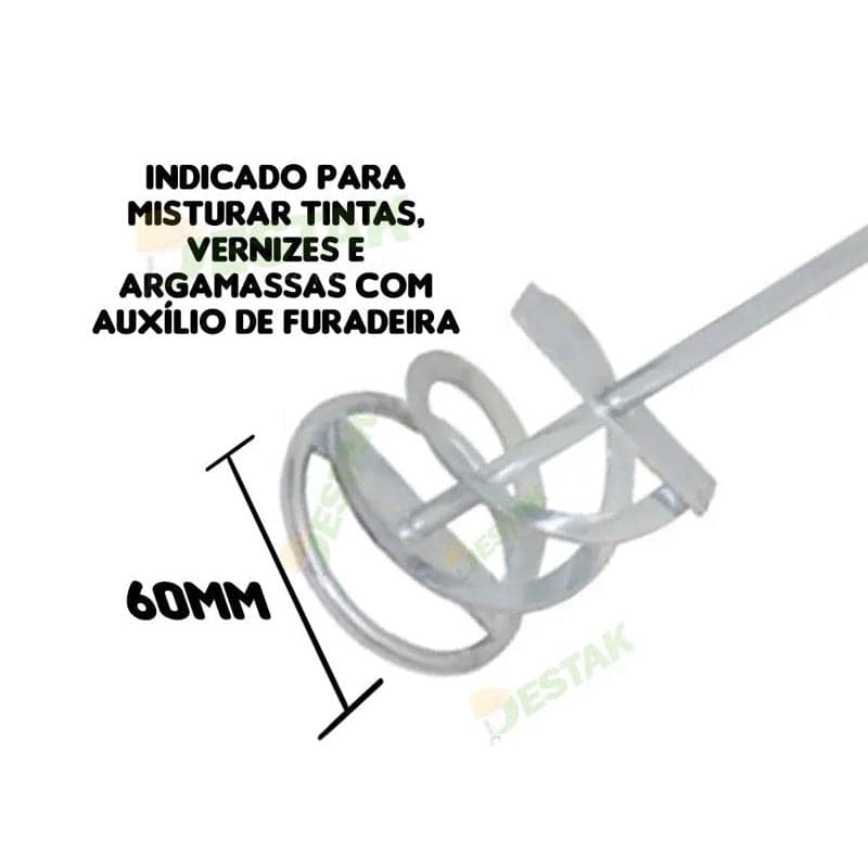 MISTURADOR DE AREIA CASCALHO 60X400M ENC. SDS MTX Destak Ferramentas